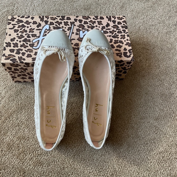 FS/NY lace ballet flat shoes size 7 - Picture 2 of 7